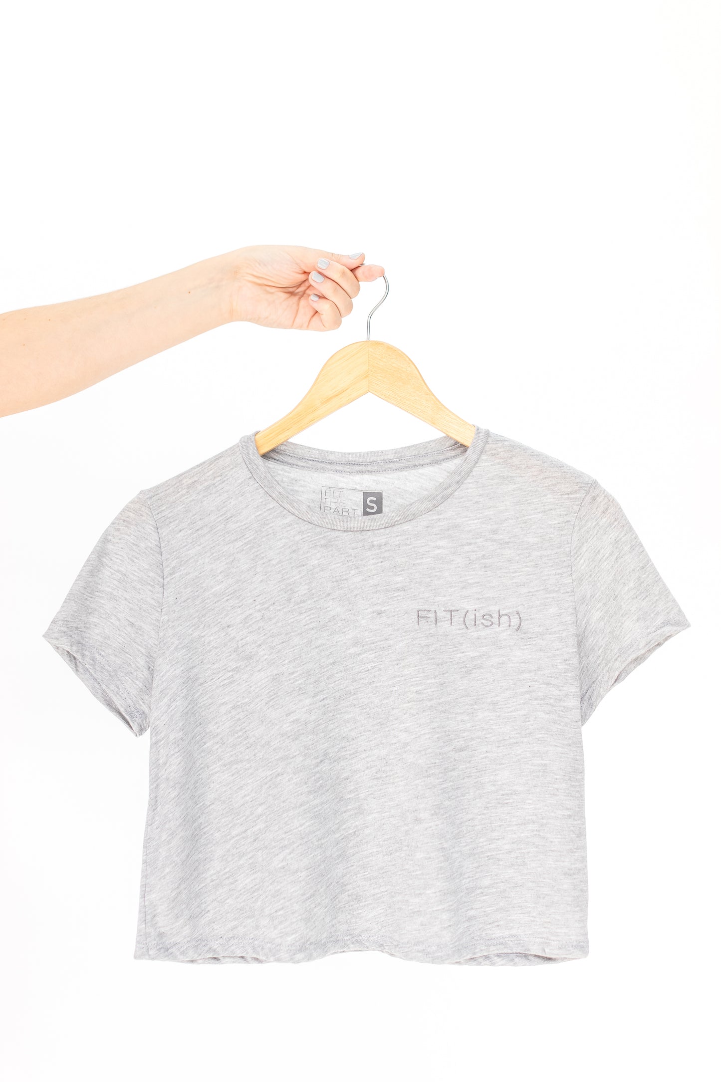 SHORT SLEEVE FLOWY ULTRA-SOFT CROPPED T-SHIRT - FIT(ISH)