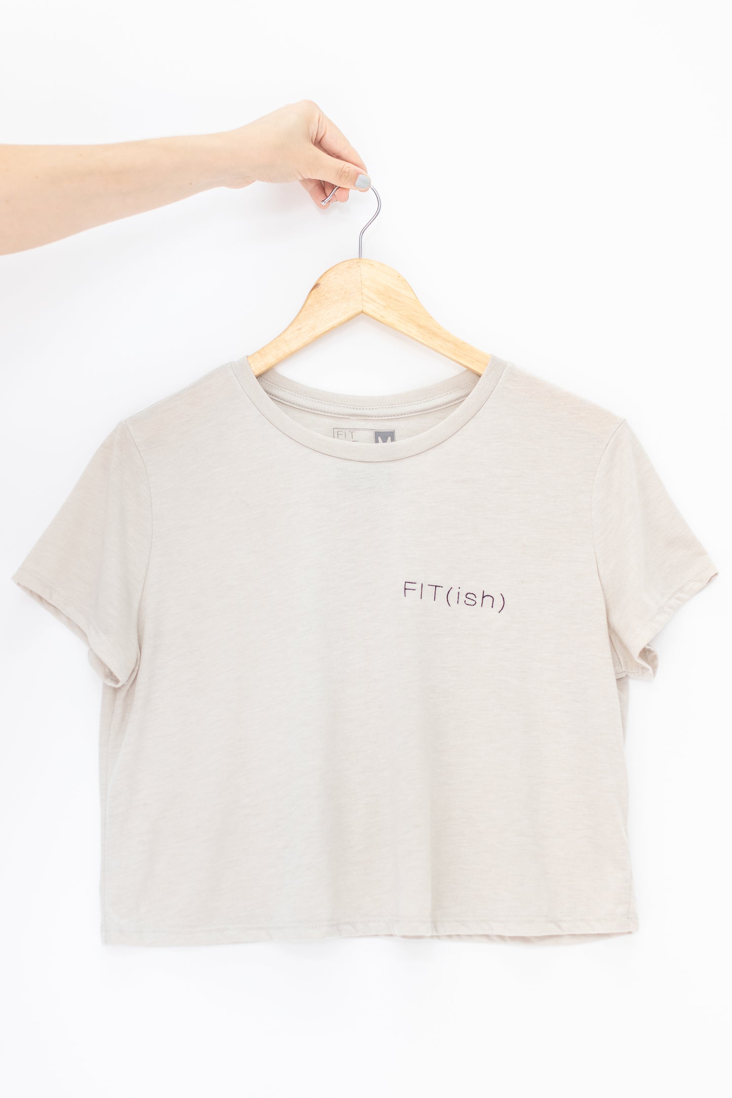 SHORT SLEEVE FLOWY ULTRA-SOFT CROPPED T-SHIRT - FIT(ISH)
